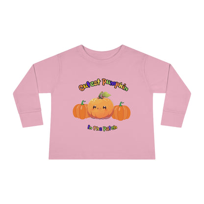 Cutest Pumpkin Toddler Long Sleeve Tee