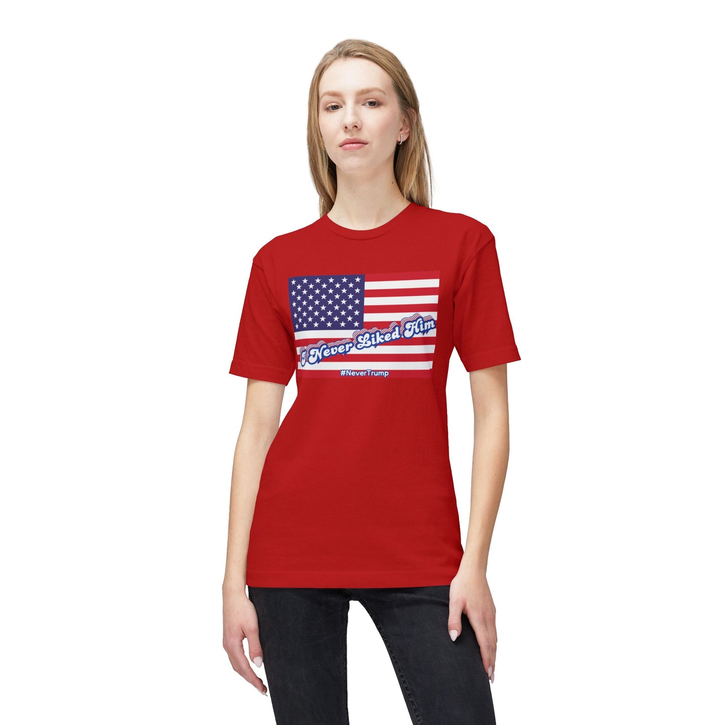 Never Trump Unisex Midweight T-shirt, Made in US