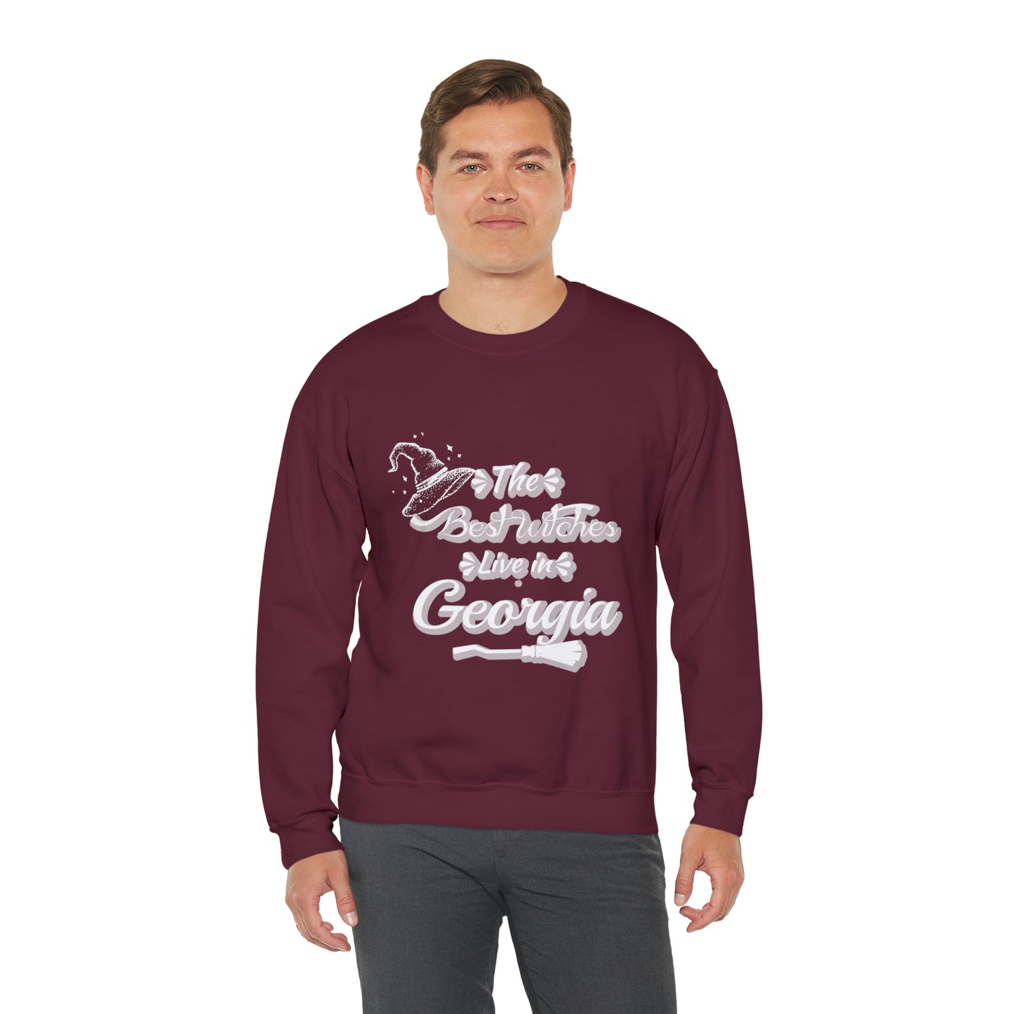 Georgia Witch Unisex Heavy Blend™ Crewneck Sweatshirt