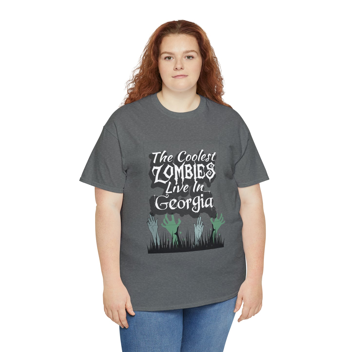 Coolest Georgia Zombies Unisex Heavy Cotton Tee