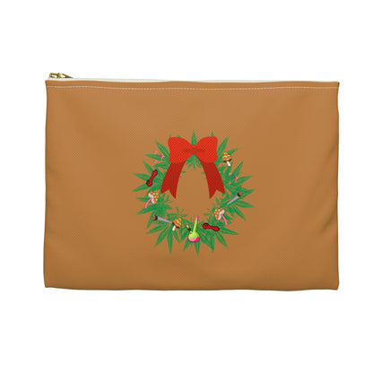 Christmas Weedth Accessory Pouch