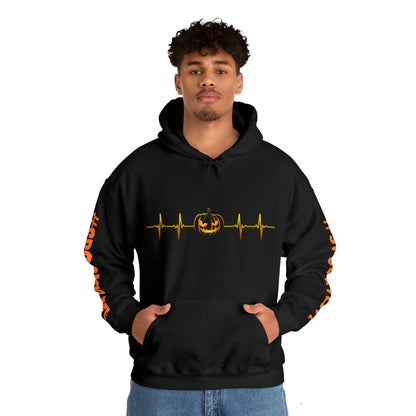 Halloween Heartbeat Unisex Heavy Blend™ Hooded Sweatshirt