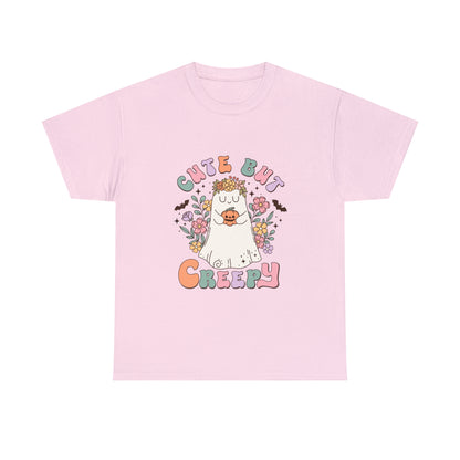 Cute But Creepy Unisex Heavy Cotton Tee