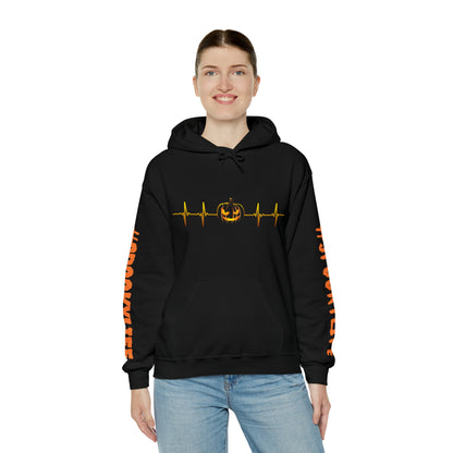 Halloween Heartbeat Unisex Heavy Blend™ Hooded Sweatshirt