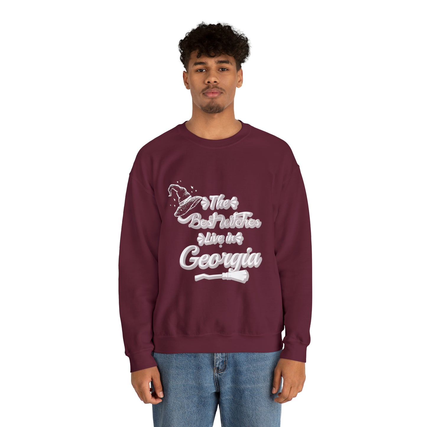 Georgia Witch Unisex Heavy Blend™ Crewneck Sweatshirt