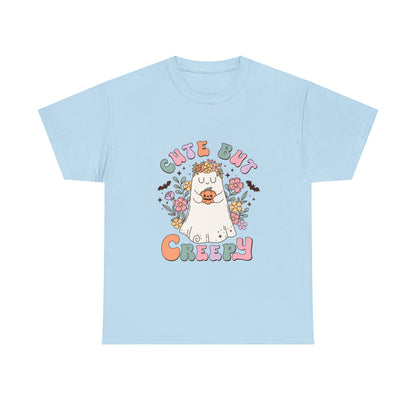 Cute But Creepy Unisex Heavy Cotton Tee