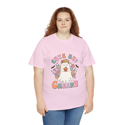 Cute But Creepy Unisex Heavy Cotton Tee