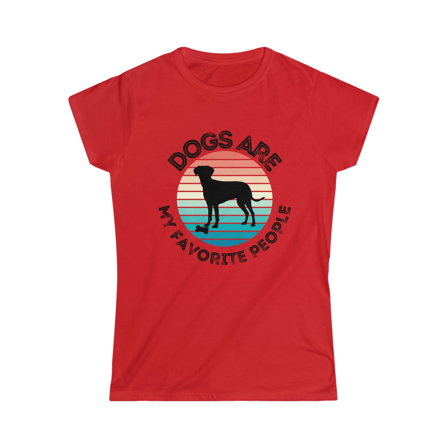 Dogs Are My Favorite People Women's T-shirt