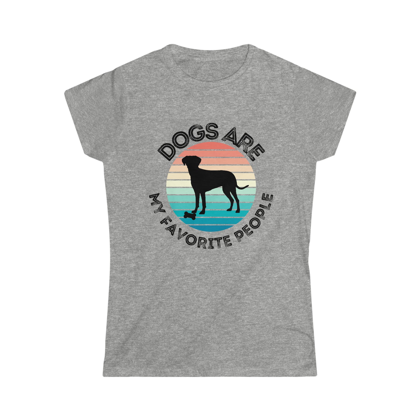 Dogs Are My Favorite People Women's T-shirt