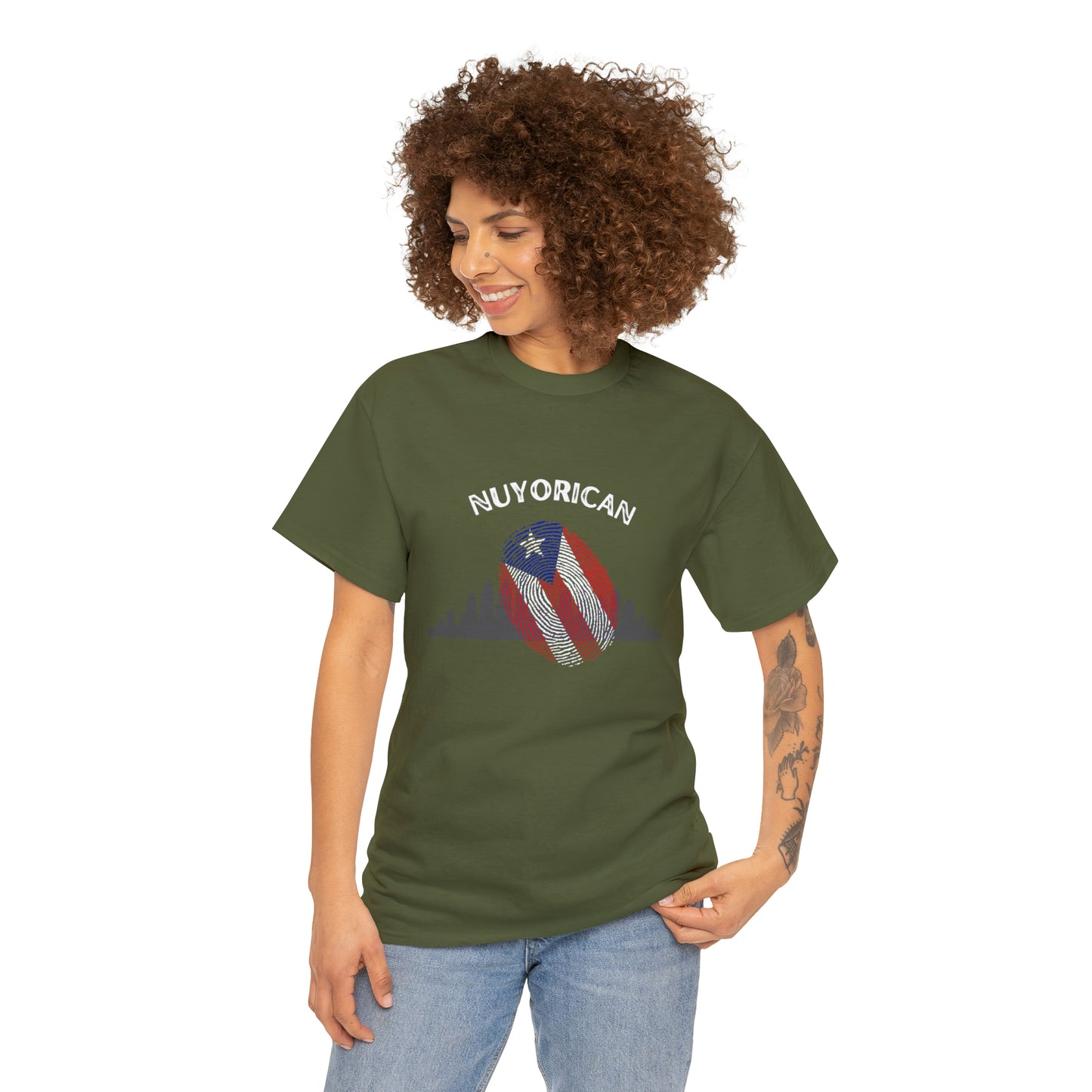 Nuyorican City Tee Unisex Heavy Cotton Tee