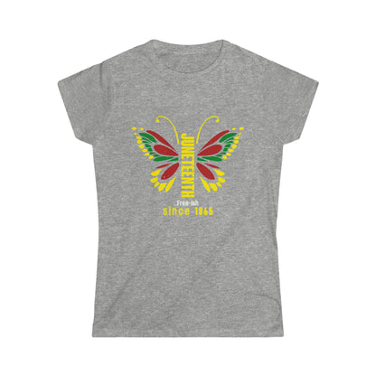 Juneteenth Butterfly Women's Softstyle Tee