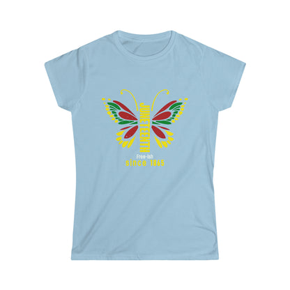 Juneteenth Butterfly Women's Softstyle Tee