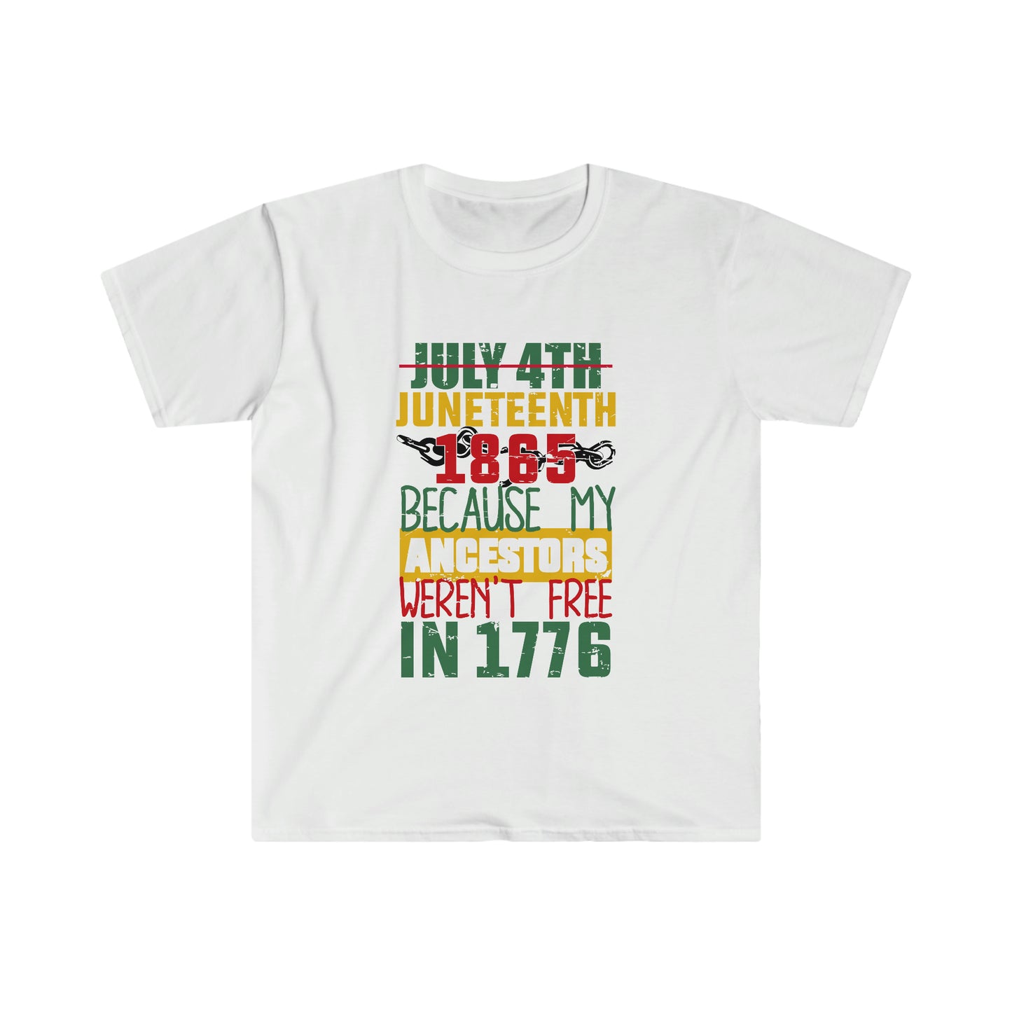 Juneteenth 1865 Unisex Softstyle T-Shirt