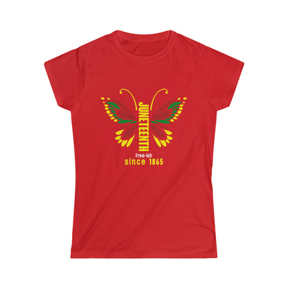 Juneteenth Butterfly Women's Softstyle Tee