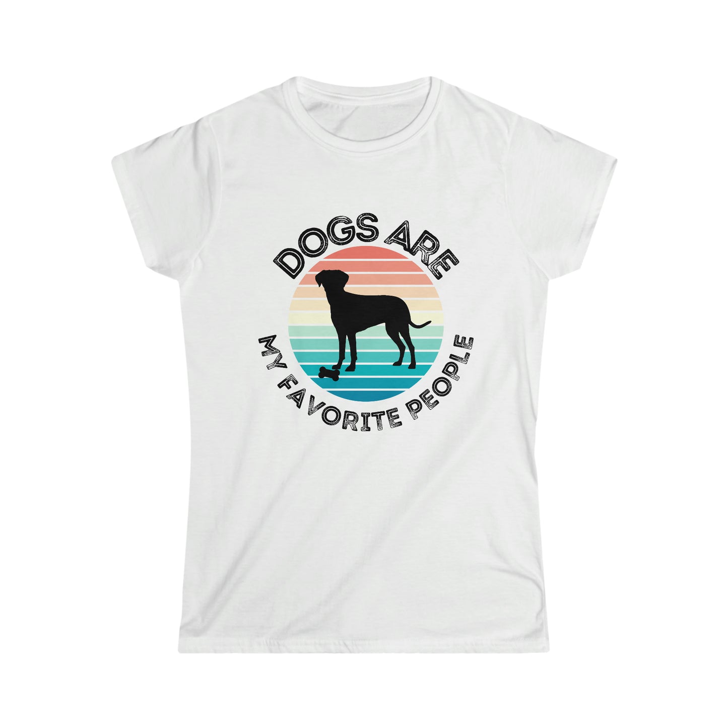 Dogs Are My Favorite People Women's T-shirt