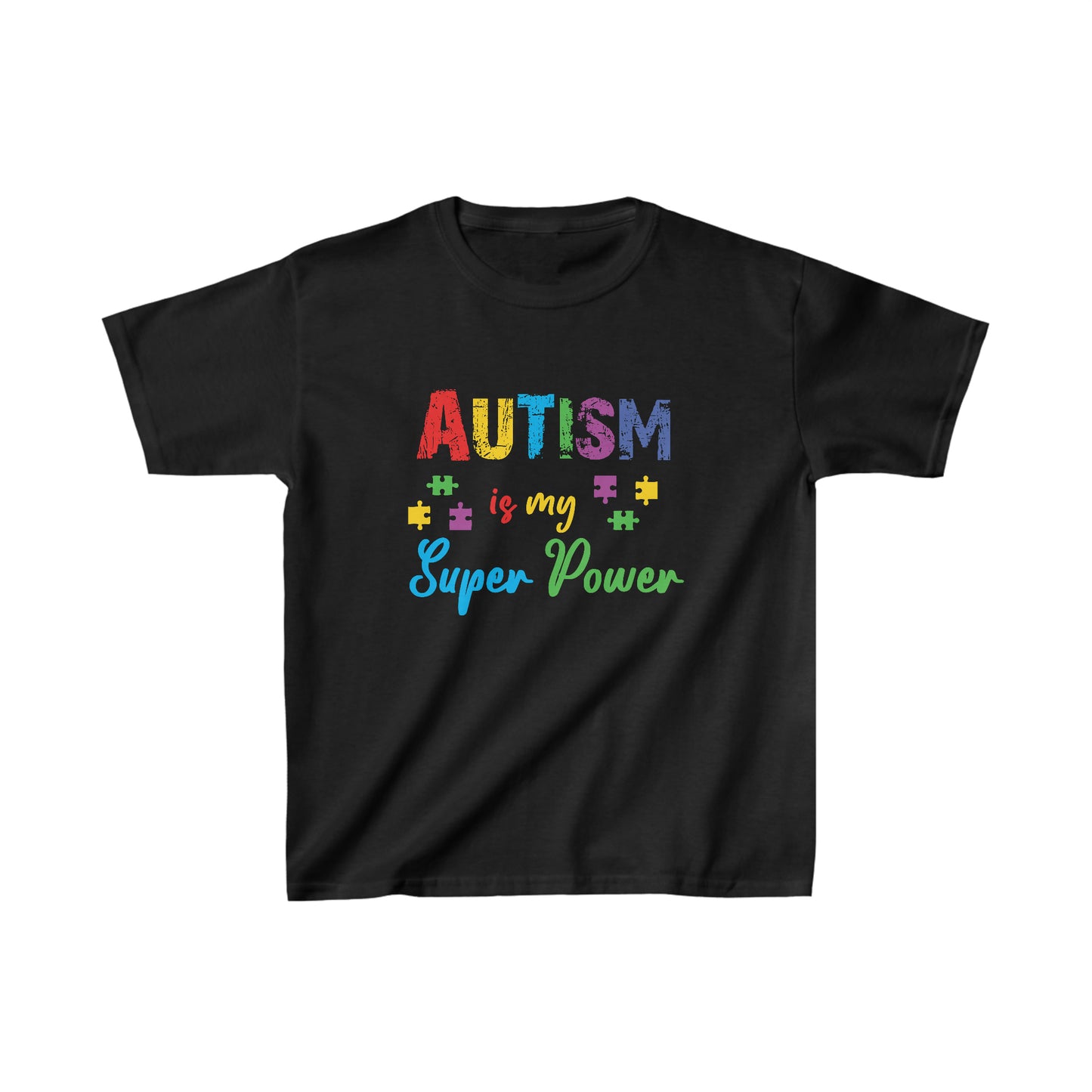 Autism Is My Super PowerKids Heavy Cotton™ Tee