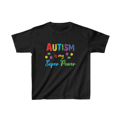 Autism Is My Super PowerKids Heavy Cotton™ Tee