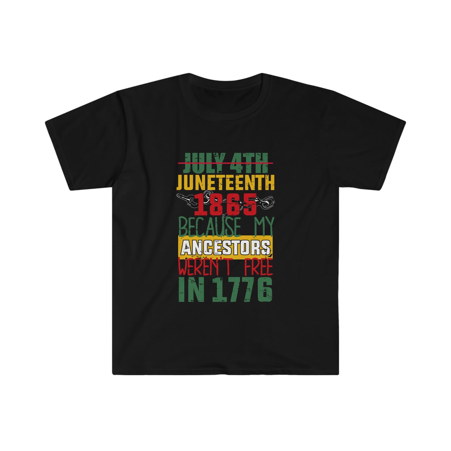 Juneteenth 1865 Unisex Softstyle T-Shirt