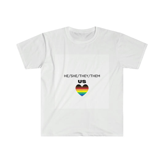 Pronouns Unisex Pride Softstyle T-Shirt