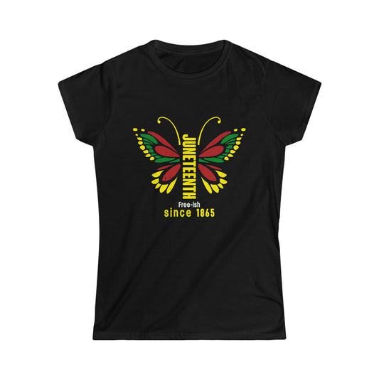 Juneteenth Butterfly Women's Softstyle Tee