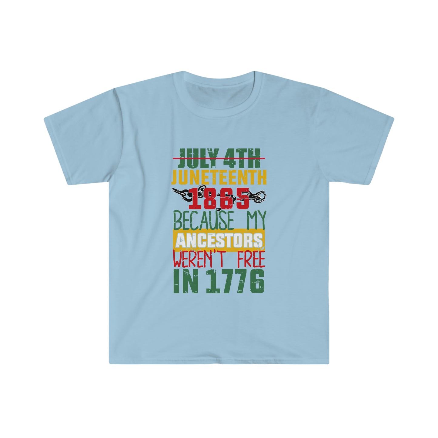 Juneteenth 1865 Unisex Softstyle T-Shirt