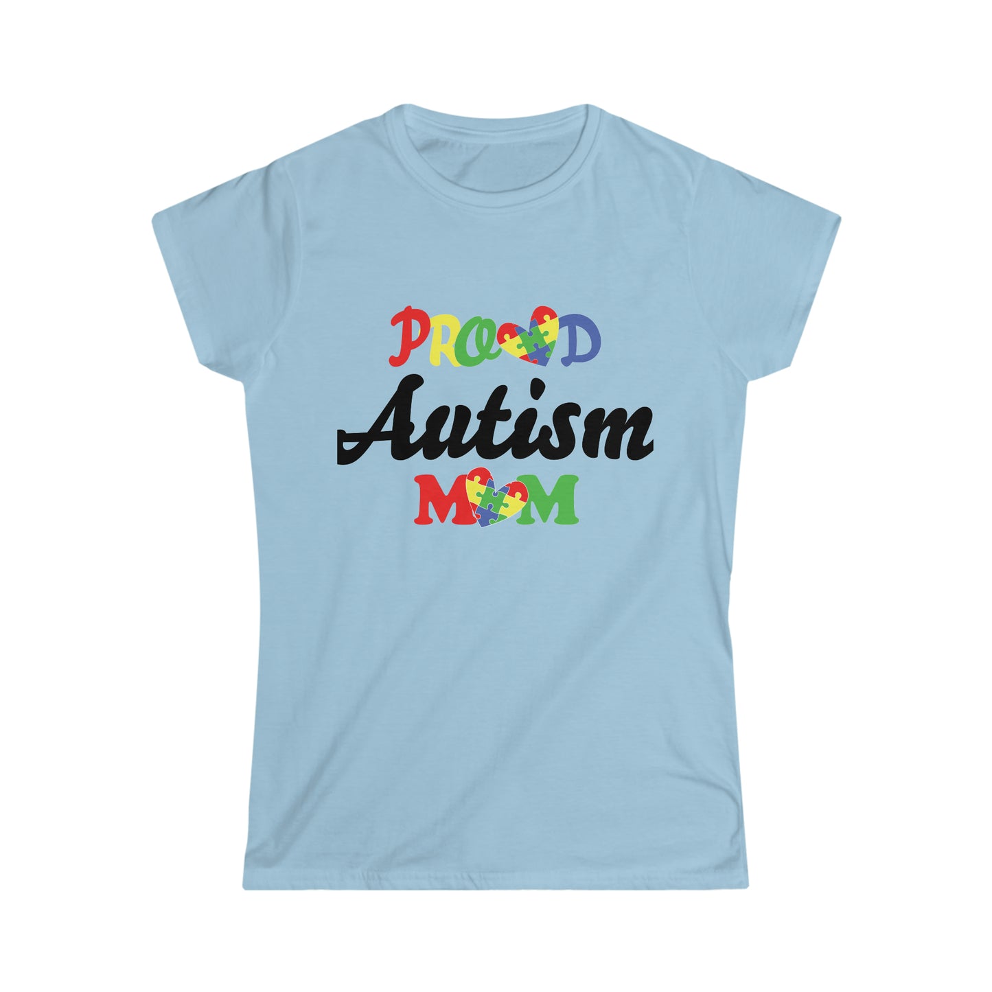 Proud Autism Mom Women's Softstyle Tee