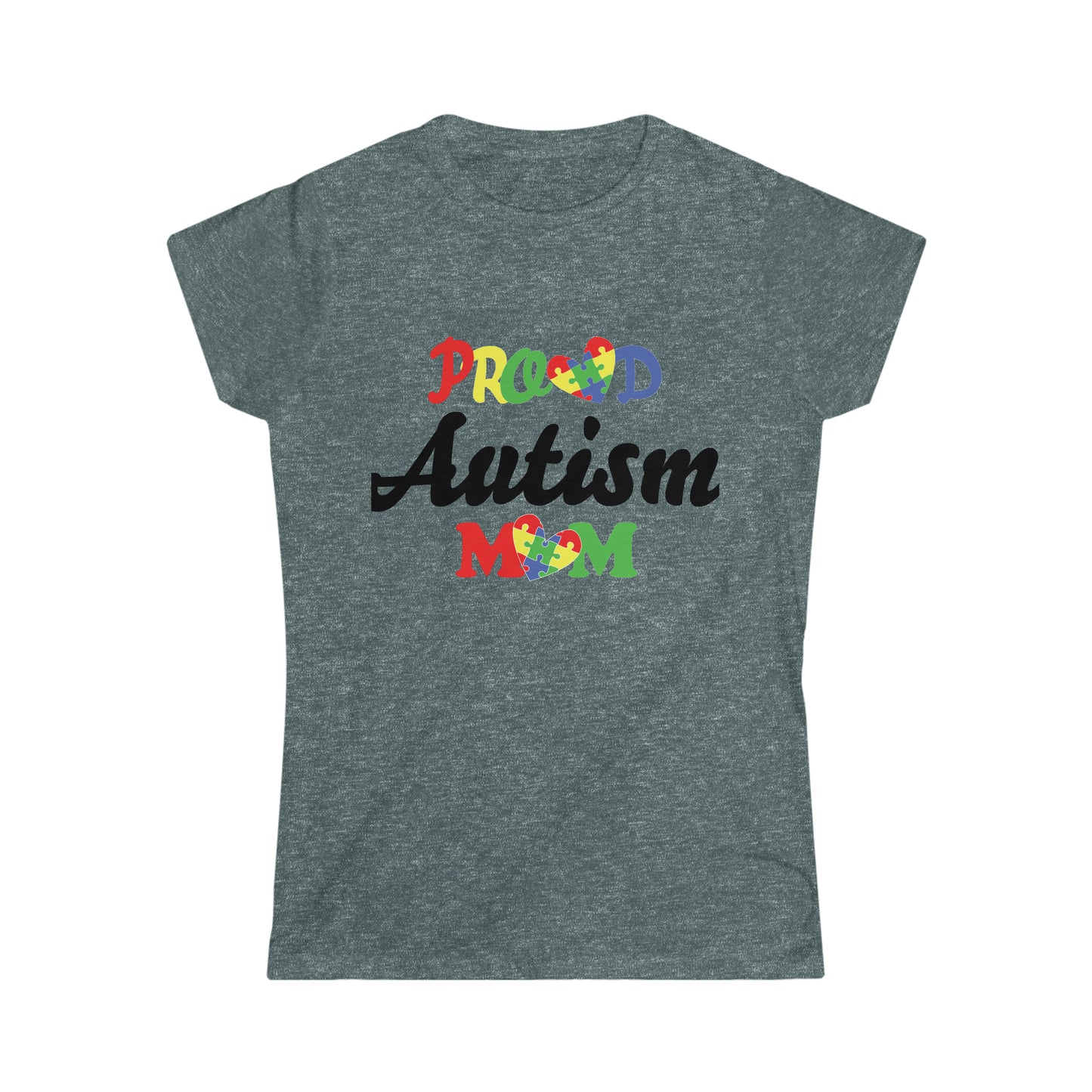 Proud Autism Mom Women's Softstyle Tee